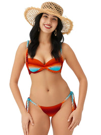 Thumbnail for Women's 3Pcs Crochet Bikini Set Sexy Swimwear Halter Biquini Push Up Swimsuit Strappy Bodysuit Female Bathing Suit Beachwear, Bikinis, Drestiny, Skirts, Skirt Sets, Cover Ups, Sets, One Piece Swimsuits, S, M, L, United States, USA, Canada, Australia, New Zealand, United Kingdom, UK, Orange Blue, Blue Dark Blue, Blue Yellow, Beige White, Pink Purple Blue, Red Orange, Pale Gold, Off White, crochet bikini set with cover up, crochet bikini and skirt set, boho crochet 3 piece bikini, shopdrestiny.com