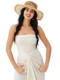 Thumbnail for Women's 3Pcs Crochet Bikini Set Sexy Swimwear Halter Biquini Push Up Swimsuit Strappy Bodysuit Female Bathing Suit Beachwear, Bikinis, Drestiny, Skirts, Skirt Sets, Cover Ups, Sets, One Piece Swimsuits, S, M, L, United States, USA, Canada, Australia, New Zealand, United Kingdom, UK, Orange Blue, Blue Dark Blue, Blue Yellow, Beige White, Pink Purple Blue, Red Orange, Pale Gold, Off White, crochet bikini set with cover up, crochet bikini and skirt set, boho crochet 3 piece bikini, shopdrestiny.com