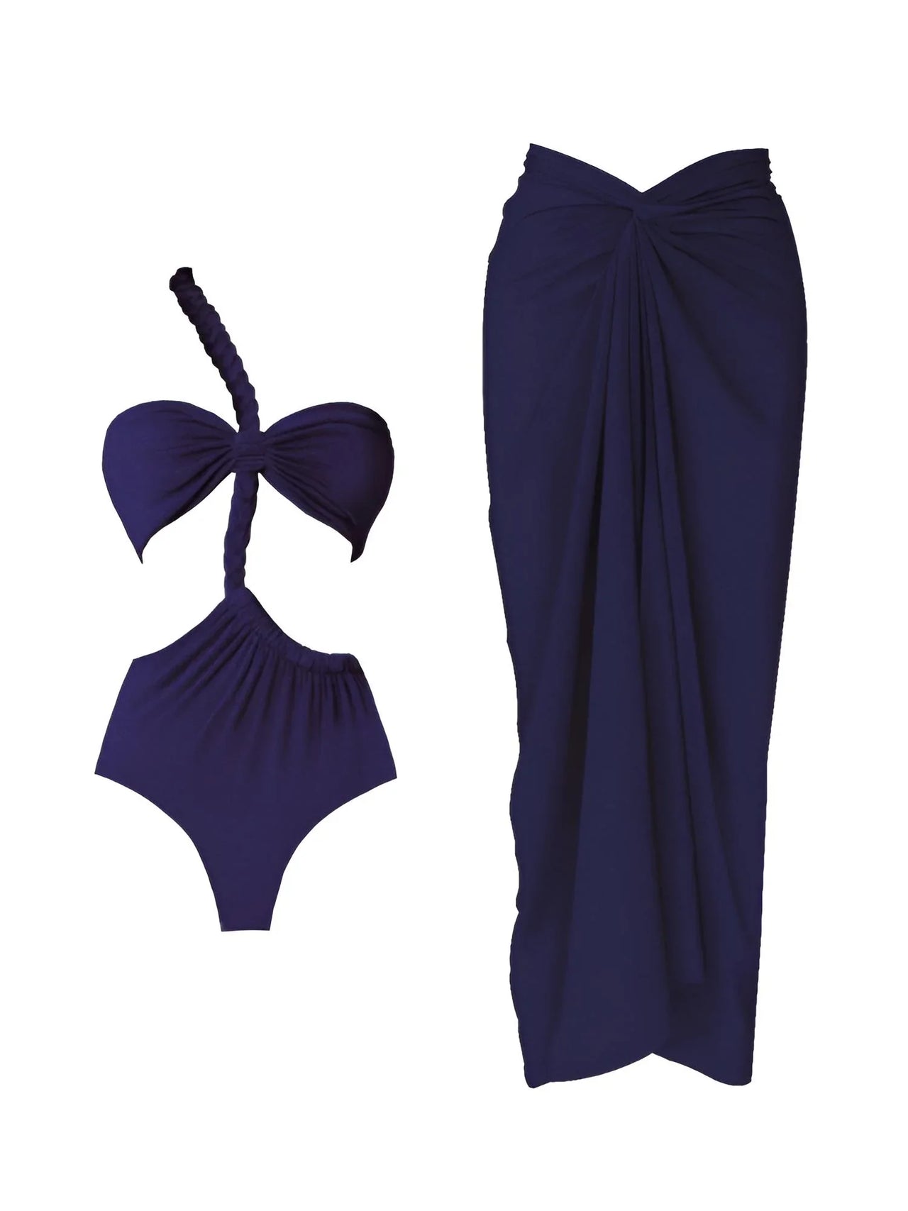 Women's 3Pcs Crochet Bikini Set Sexy Swimwear Halter Biquini Push Up Swimsuit Strappy Bodysuit Female Bathing Suit Beachwear, Bikinis, Drestiny, Skirts, Skirt Sets, Cover Ups, Sets, One Piece Swimsuits, S, M, L, United States, USA, Canada, Australia, New Zealand, United Kingdom, UK, Orange Blue, Blue Dark Blue, Blue Yellow, Beige White, Pink Purple Blue, Red Orange, Pale Gold, Off White, crochet bikini set with cover up, crochet bikini and skirt set, boho crochet 3 piece bikini, shopdrestiny.com