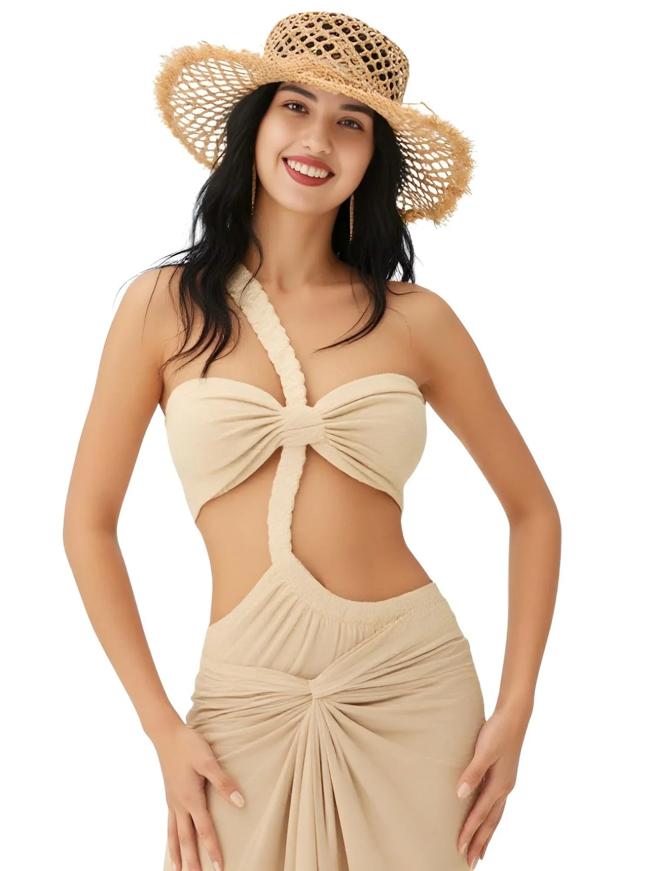 Women's 3Pcs Crochet Bikini Set Sexy Swimwear Halter Biquini Push Up Swimsuit Strappy Bodysuit Female Bathing Suit Beachwear, Bikinis, Drestiny, Skirts, Skirt Sets, Cover Ups, Sets, One Piece Swimsuits, S, M, L, United States, USA, Canada, Australia, New Zealand, United Kingdom, UK, Orange Blue, Blue Dark Blue, Blue Yellow, Beige White, Pink Purple Blue, Red Orange, Pale Gold, Off White, crochet bikini set with cover up, crochet bikini and skirt set, boho crochet 3 piece bikini, shopdrestiny.com