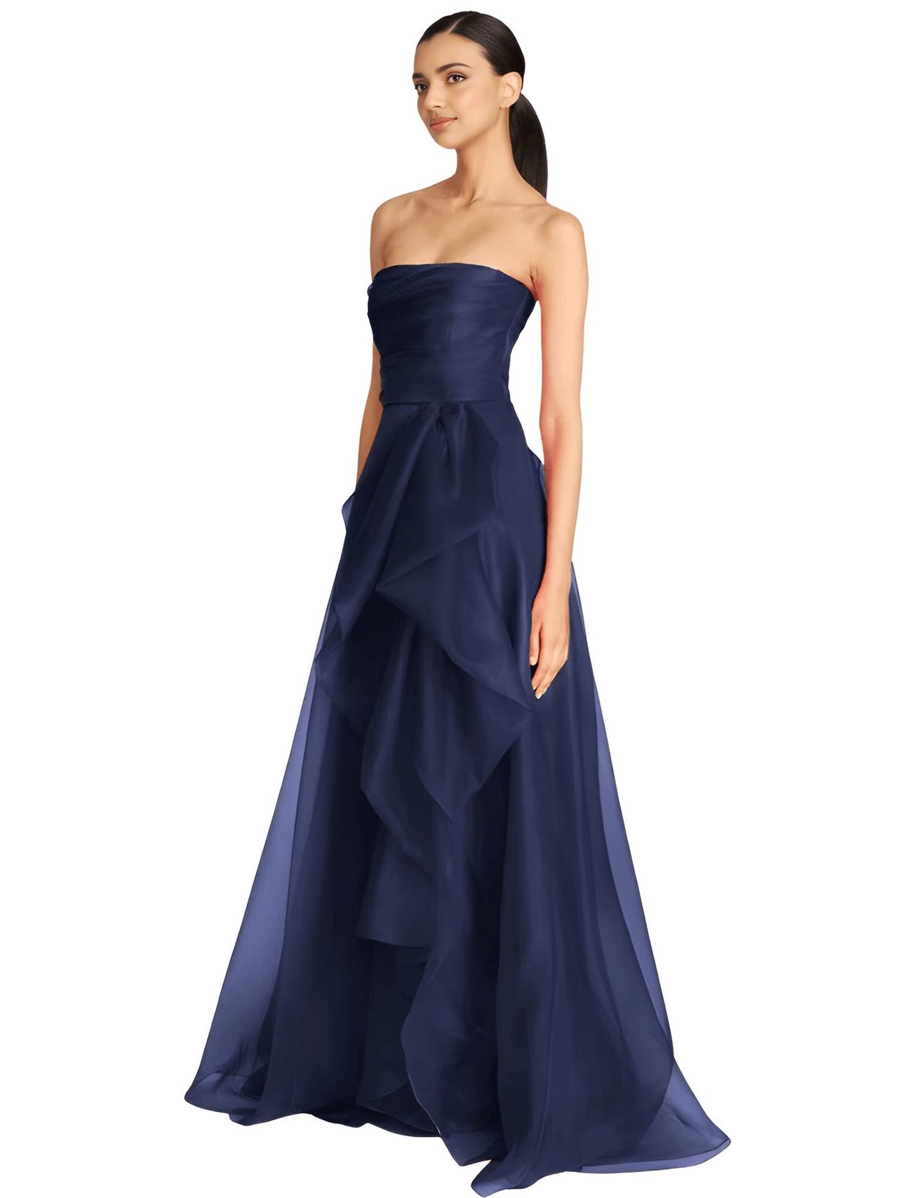 Women's Strapless Off Shoulder A-line Maxi Dress With Side High Split -, Dress , Drestiny , 10, 12, 14, 14W, 16, 16W, 18, 2, 20, 22, 24, 26, 28, 4, 6, 8, Black, Blue, Dark Blue, Deep Pink, Fuchsia, Light Pink, Maxi Dresses, Navy, Pink, Purple, Sleeveless, Strapless, United Kingdom, United States, Australia, New Zealand, Canada, Prom Dresses 2025, Drestiny , www.shopdrestiny.com