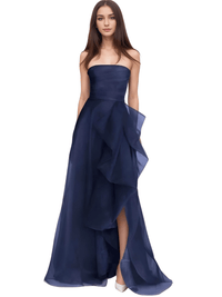 Thumbnail for Women's Strapless Off Shoulder A-line Maxi Dress With Side High Split -, Dress , Drestiny , 10, 12, 14, 14W, 16, 16W, 18, 2, 20, 22, 24, 26, 28, 4, 6, 8, Black, Blue, Dark Blue, Deep Pink, Fuchsia, Light Pink, Maxi Dresses, Navy, Pink, Purple, Sleeveless, Strapless, United Kingdom, United States, Australia, New Zealand, Canada, Prom Dresses 2025, Drestiny , www.shopdrestiny.com