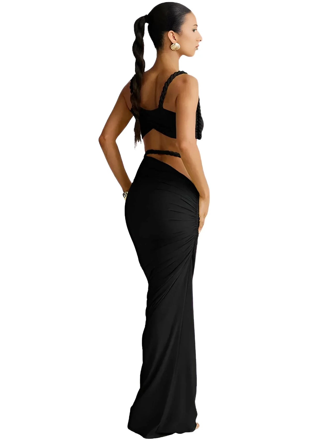 Women's Bandage Sexy 2-Piece Sets Club Backless Decorative Cord Top and Skirt Sets Summer Vacation, Drestiny, Sets, Skirt Sets, Skirts, Crop Tops, Sleeveless, Casual Shirts, XS, S, M, L, XL, 2, 4, 6, 8, 10, 12, Red Print, Blue Print, Orange, Avocado Green, Grey, Coffee, White, Pink, Black, Deep Pink, USA, Canada, Aus, NZ, UK, Bandage Two Piece Set, Women's Bodycon Sets, Clubwear Two Piece Outfits, Sexy Co Ord Sets, Bandage Skirt and Top Set, Bandage Co Ord Set, Clubbing Outfits Two Piece, shopdrestiny.com