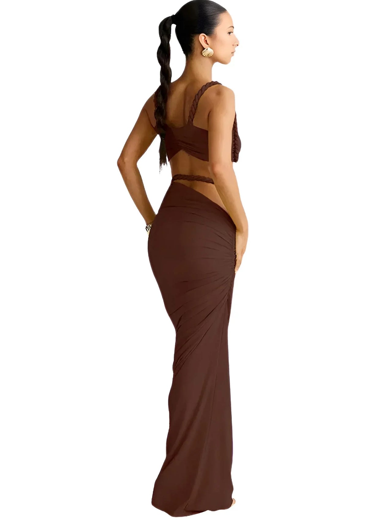 Women's Bandage Sexy 2-Piece Sets Club Backless Decorative Cord Top and Skirt Sets Summer Vacation, Drestiny, Sets, Skirt Sets, Skirts, Crop Tops, Sleeveless, Casual Shirts, XS, S, M, L, XL, 2, 4, 6, 8, 10, 12, Red Print, Blue Print, Orange, Avocado Green, Grey, Coffee, White, Pink, Black, Deep Pink, USA, Canada, Aus, NZ, UK, Bandage Two Piece Set, Women's Bodycon Sets, Clubwear Two Piece Outfits, Sexy Co Ord Sets, Bandage Skirt and Top Set, Bandage Co Ord Set, Clubbing Outfits Two Piece, shopdrestiny.com