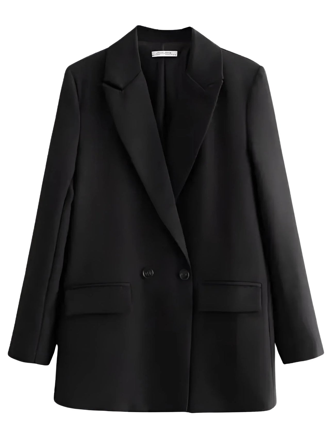 Black blazer on a white background