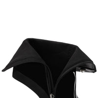 Thumbnail for Women's Black Hoof Heel Platform Boots, Boots, Thigh High Boots, Over the knee boots, ankle boots, boots with pearls, suede platform boots, Black, 6, 6.5, 7, 7.5, 8, 8.5, 9, 9.5, United States, USA, Canada, Australia, New Zealand, United Kingdom, Uk, Hoof Heel Platform Boots, goth platform boots, Black Chunky Platform Boots, cloven hoof boots, Demonia Platform Boots, shopdrestiny.com