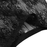 Thumbnail for Women's Black Lace Maxi Skirt High Waist Flare Long Skirts For Women, Drestiny, Skirts, Maxi Skirts, Black, S, M, L, XL, United States, USA, Canada, Australia, New Zealand, United Kingdom, UK, black lace maxi skirt long, high waisted black lace maxi skirt, black floral lace maxi skirt, gothic black lace maxi skirt, shopdrestiny.com