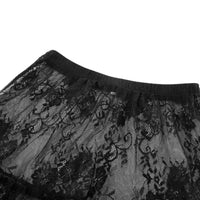 Thumbnail for Women's Black Lace Maxi Skirt High Waist Flare Long Skirts For Women, Drestiny, Skirts, Maxi Skirts, Black, S, M, L, XL, United States, USA, Canada, Australia, New Zealand, United Kingdom, UK, black lace maxi skirt long, high waisted black lace maxi skirt, black floral lace maxi skirt, gothic black lace maxi skirt, shopdrestiny.com
