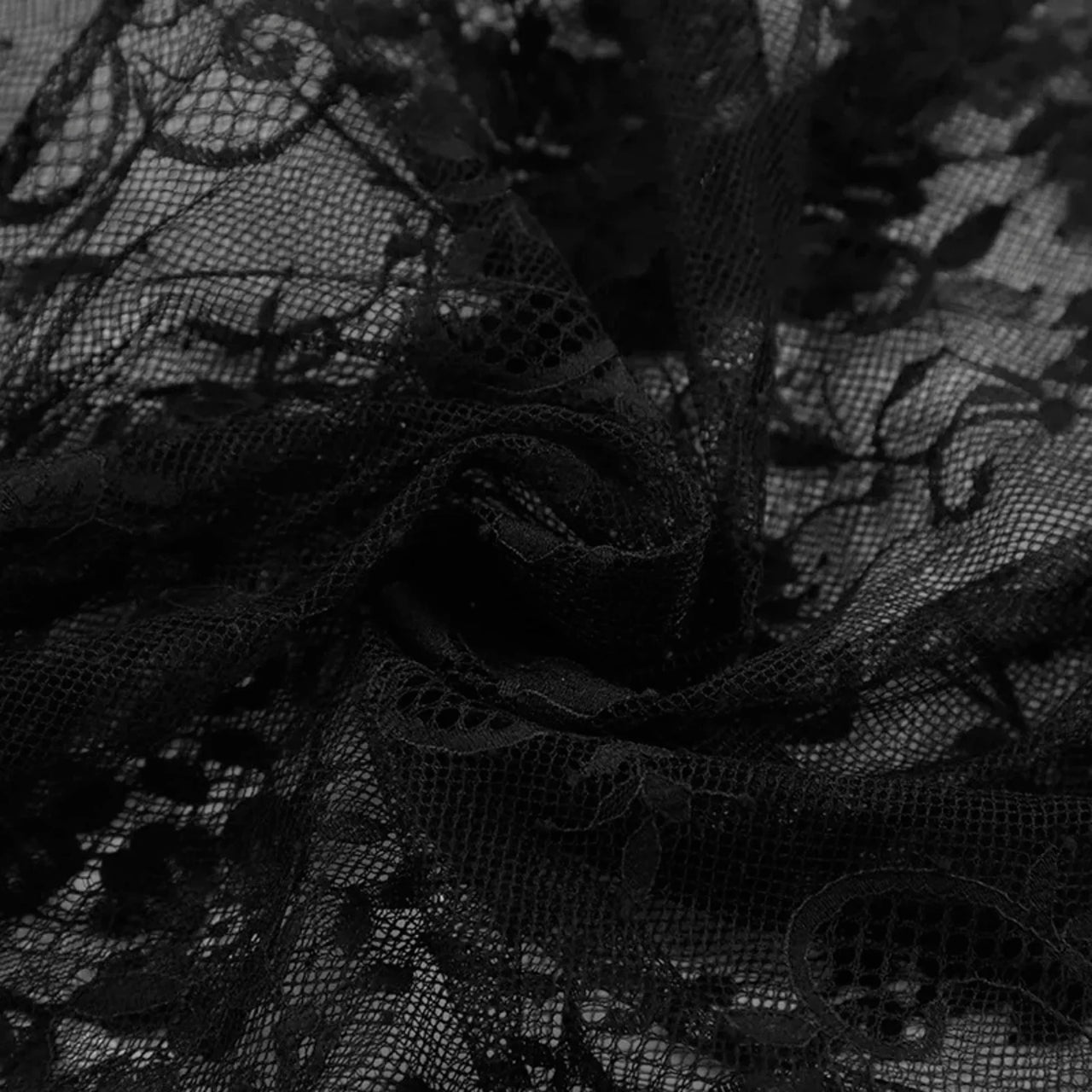 Women's Black Lace Maxi Skirt High Waist Flare Long Skirts For Women, Drestiny, Skirts, Maxi Skirts, Black, S, M, L, XL, United States, USA, Canada, Australia, New Zealand, United Kingdom, UK, black lace maxi skirt long, high waisted black lace maxi skirt, black floral lace maxi skirt, gothic black lace maxi skirt, shopdrestiny.com