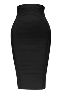 Thumbnail for Black pencil skirt on a white background