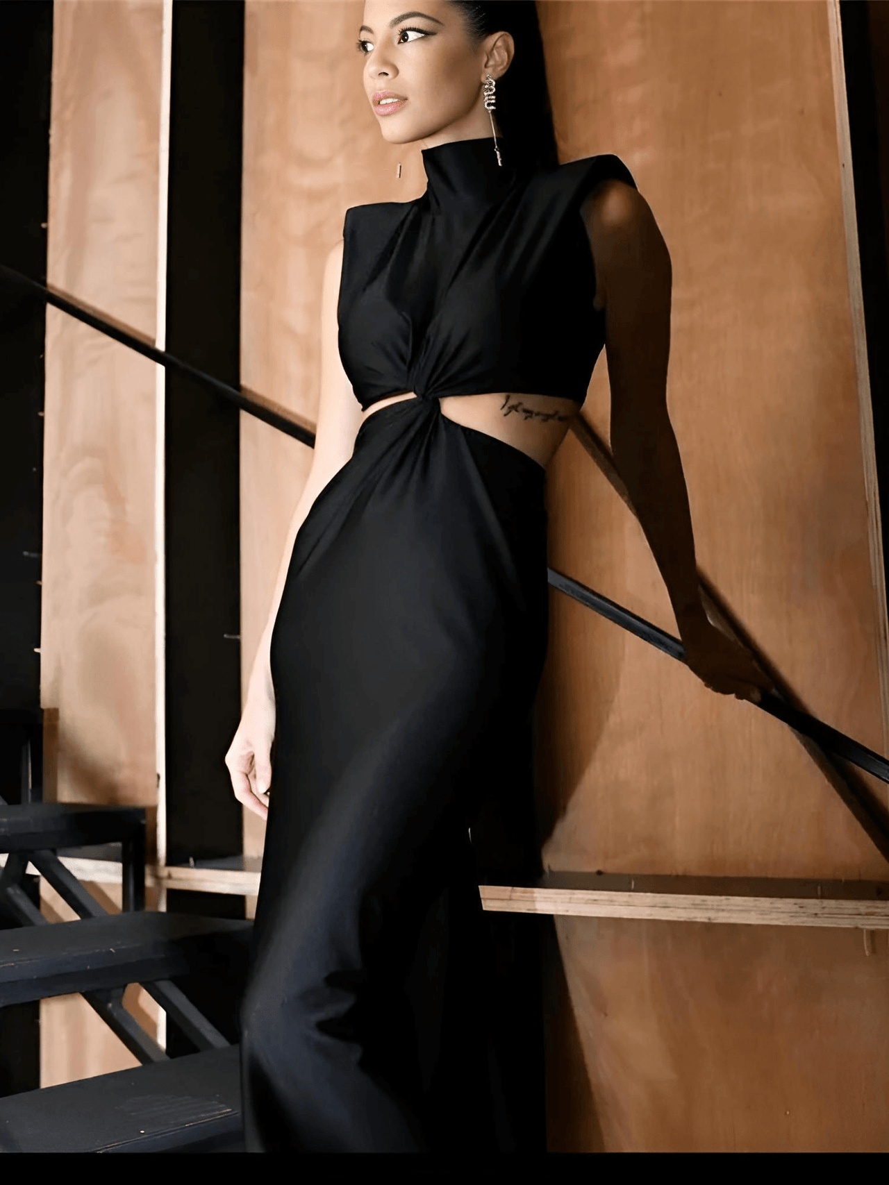 Women's Bodycon Tank Dresses Hollow Out Turtleneck Sexy Maxi Dress For Women Fashion Solid Sleeveless Club Party Dress, Drestiny, Ankle Length Dresses, Maxi Dresses, Sleeveless, United States, USA, Canada, Australia, New Zealand, United Kingdom, UK, S, M, L, Green, White, Black, Wine Red, Black bodycon dress, Bodycon dress for night out, cheap bodycon dresses, 4, 6, 8, 10, shopdrestiny.com