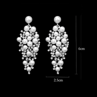 Thumbnail for Women's Bridal Earrings -, Earrings , Drestiny , Australia, Canada, Earrings, Gender_Women, Gold, New Zealand, Silver, United Kingdom, United States, White , Drestiny , www.shopdrestiny.com