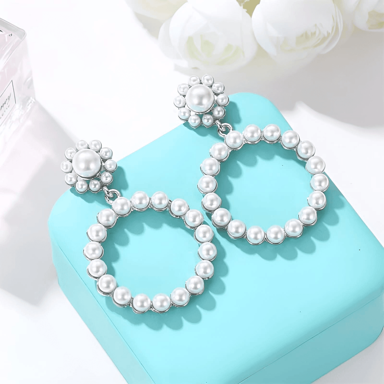 Women's Bridal Earrings -, Earrings , Drestiny , Australia, Canada, Earrings, Gender_Women, Gold, New Zealand, Silver, United Kingdom, United States, White , Drestiny , www.shopdrestiny.com