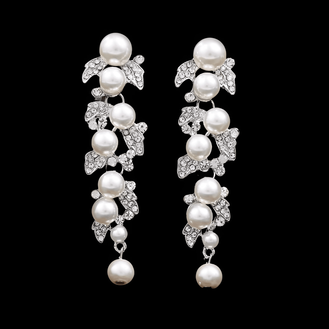 Women's Bridal Earrings -, Earrings , Drestiny , Australia, Canada, Earrings, Gender_Women, Gold, New Zealand, Silver, United Kingdom, United States, White , Drestiny , www.shopdrestiny.com