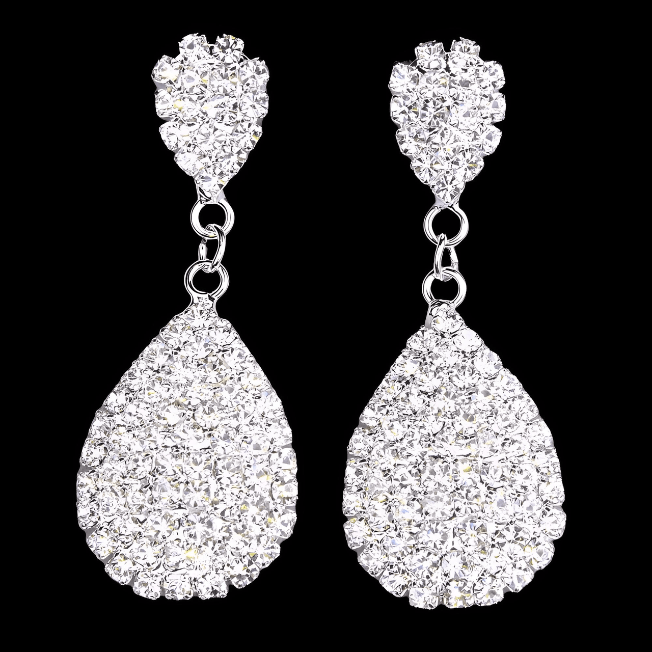 Women's Bridal Earrings -, Earrings , Drestiny , Australia, Canada, Earrings, Gender_Women, Gold, New Zealand, Silver, United Kingdom, United States, White , Drestiny , www.shopdrestiny.com