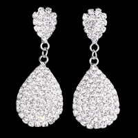 Thumbnail for Women's Bridal Earrings -, Earrings , Drestiny , Australia, Canada, Earrings, Gender_Women, Gold, New Zealand, Silver, United Kingdom, United States, White , Drestiny , www.shopdrestiny.com