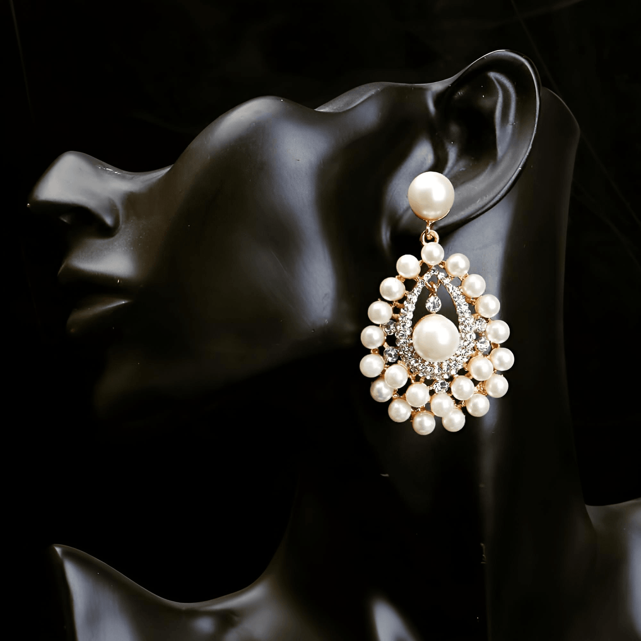 Women's Bridal Earrings -, Earrings , Drestiny , Australia, Canada, Earrings, Gender_Women, Gold, New Zealand, Silver, United Kingdom, United States, White , Drestiny , www.shopdrestiny.com