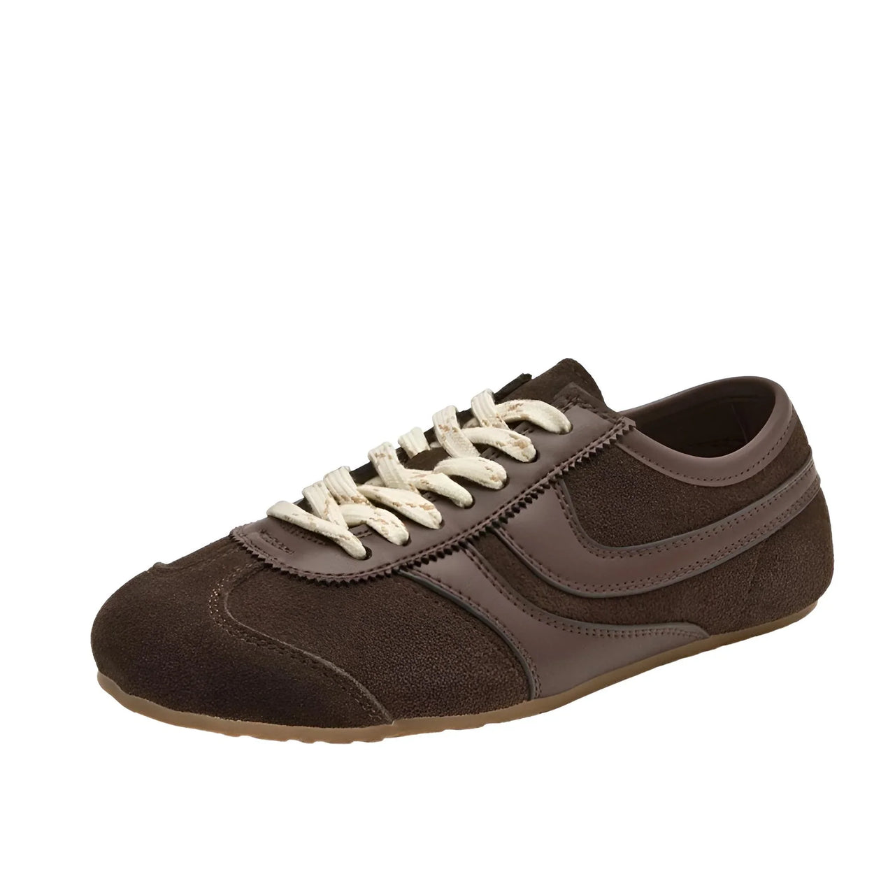 Women's Real Leather Sneakers Designer Training Shoes Patchwork Lace-Up Sneakers Leather Flat Women's Shoes