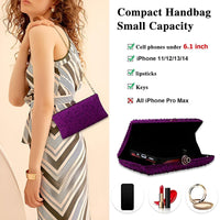 Thumbnail for Women's Clutch With Rhinestones - In 9 Trending Colors! -, Clutch , Drestiny , Australia, Black, Canada, Clutches, Deep Pink, Gold, Green, Handbags, Mustard Yellow, New Zealand, Orange, Pink, Purple, Silver, United Kingdom, United States , Drestiny , www.shopdrestiny.com