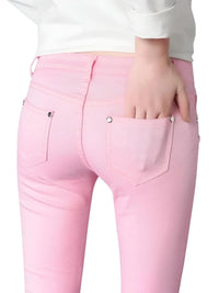 Thumbnail for Pink jeans with a white background