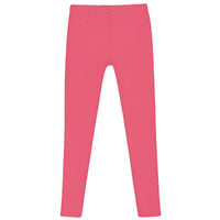 Thumbnail for Deep pink skinny jeans on a white background