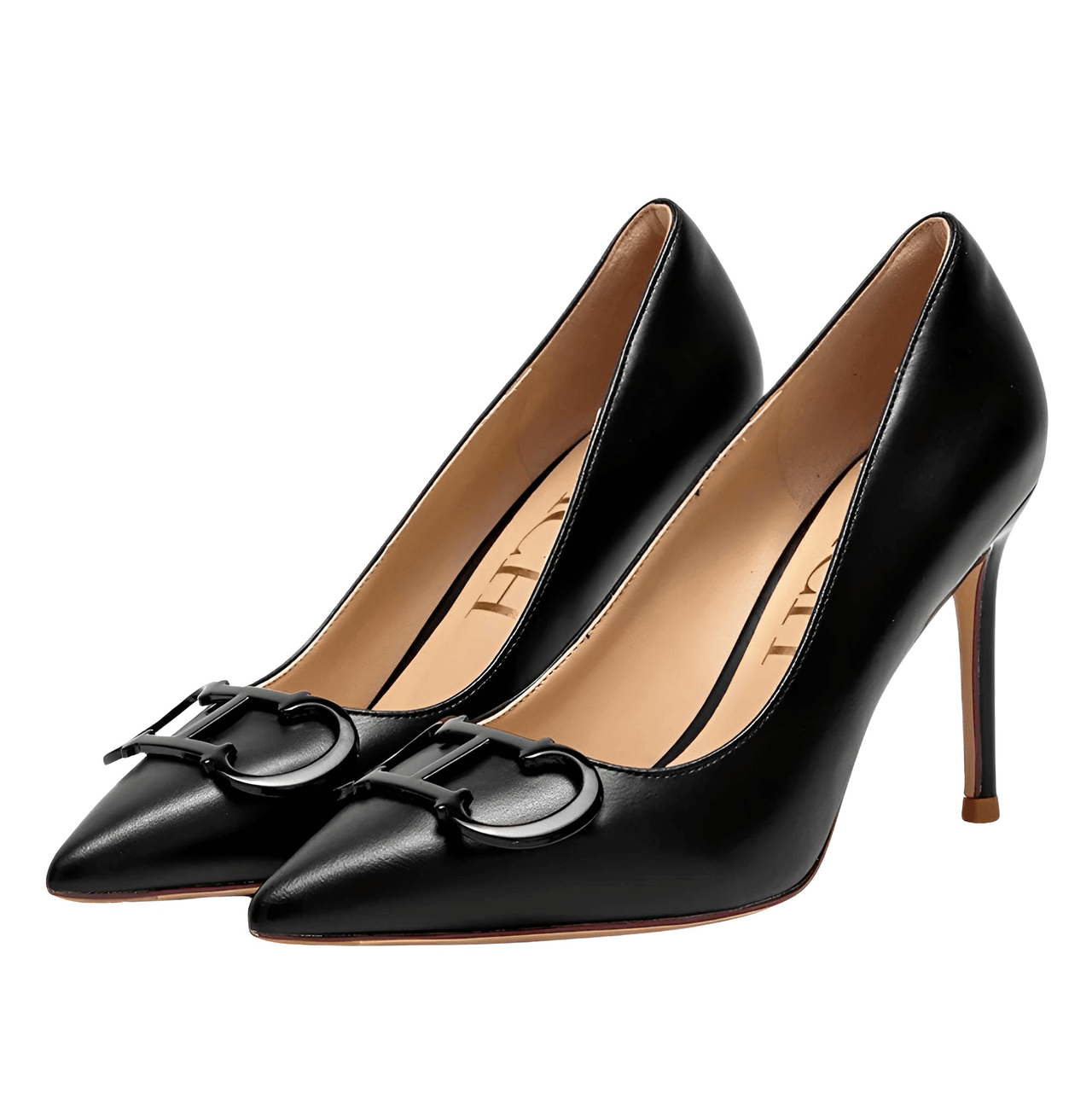 Women's Designer High Heels New Pointed Metal Buckle Women's Shoes, Drestiny, Heels, High Heels, Stilettos, Pumps, 6, 6.5, 7, 7.5, 8, Brown, Black, Beige, Red, Assorted Colors, United States, USA, Australia, New Zealand, United Kingdom, UK, luxury heels for women, Designer stilettos, designer heels sale, high heels designer brands, shopdrestiny.com