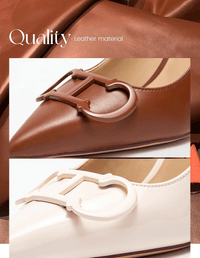 Thumbnail for Women's Designer High Heels New Pointed Metal Buckle Women's Shoes, Drestiny, Heels, High Heels, Stilettos, Pumps, 6, 6.5, 7, 7.5, 8, Brown, Black, Beige, Red, Assorted Colors, United States, USA, Australia, New Zealand, United Kingdom, UK, luxury heels for women, Designer stilettos, designer heels sale, high heels designer brands, shopdrestiny.com