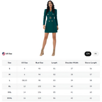 Thumbnail for Women's Double Breasted Suit Dress With Belt, Drestiny, Dresses, Mini Dresses, Long Sleeves, S, M, L, XL, XXL, 3XL, XXXL, 4, 6, 8, 10, 12, 14, 16, United States, USA, Canada, Australia, New Zealand, United Kingdom, UK, mini blazer dress, long sleeve blazer dress, Pink, Deep Pink, Black, White, Light Blue, Dark Blue, Light Purple, Orange, Royal Blue, Purple, Dark Purple, Malachite Green, Red, Green, shopdrestiny.com