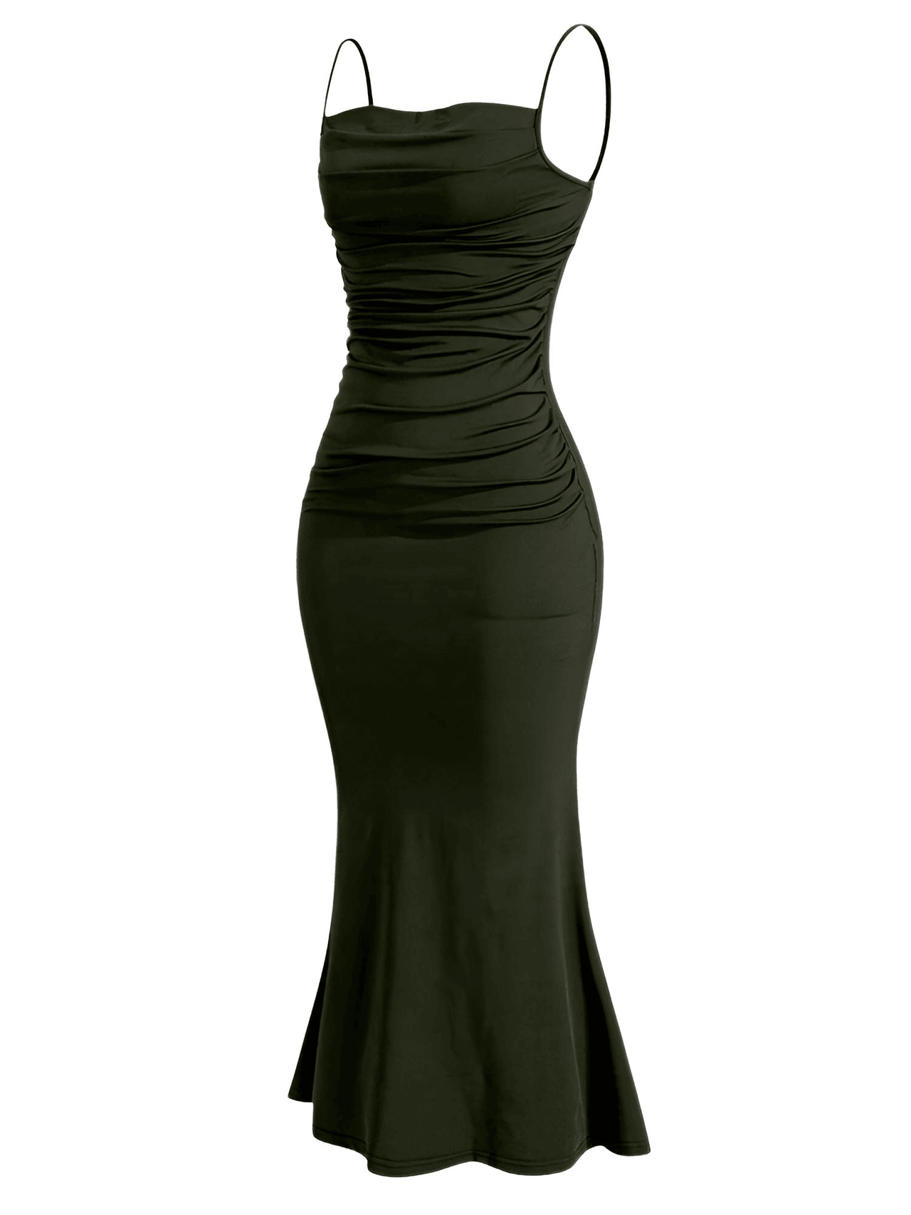 Women's Dresses Elegant Party Slim Fitting Dress Spaghetti Strap Mermaid Maxi Party Dress, Dresses, Off Shoulder, Sleeveless, Ankle Length Dresses, Tea Length Dresses, Maxi Dresses, XS, S, M, L, XL, XXL, 2, 4, 6, 8, 10, 12, 14, 16, Dark Red, Black, Dark Green, Deep Pink, Light Blue, Brown, Red, United States, USA, Canada, Australia,  United Kingdom, UK, mermaid maxi dress, Elegant mermaid maxi dress, mermaid maxi party dress, shopdrestiny.com