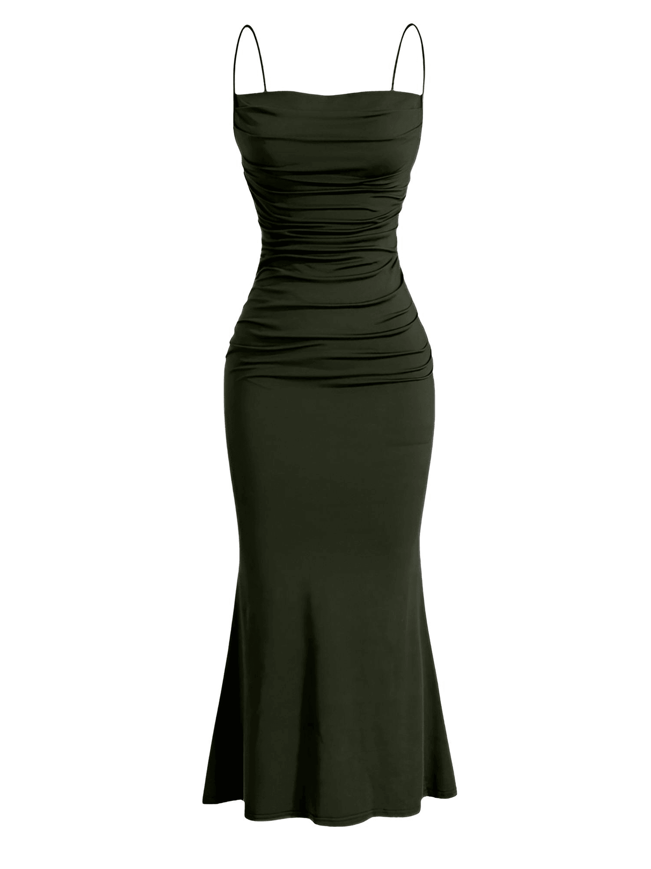 Women's Dresses Elegant Party Slim Fitting Dress Spaghetti Strap Mermaid Maxi Party Dress, Dresses, Off Shoulder, Sleeveless, Ankle Length Dresses, Tea Length Dresses, Maxi Dresses, XS, S, M, L, XL, XXL, 2, 4, 6, 8, 10, 12, 14, 16, Dark Red, Black, Dark Green, Deep Pink, Light Blue, Brown, Red, United States, USA, Canada, Australia,  United Kingdom, UK, mermaid maxi dress, Elegant mermaid maxi dress, mermaid maxi party dress, shopdrestiny.com