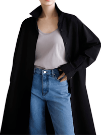 Thumbnail for Women's Extra Long Blouse Casual New Lapel Long Sleeve Loose Fit Shirt Women's Fashion -, Blouses , Drestiny , Australia, Black, Blue, Casual Shirts, Dress Shirts, FR, L, Long Sleeves, M, New Zealand, S, United Kingdom, United States, White, XL , Drestiny , www.shopdrestiny.com
