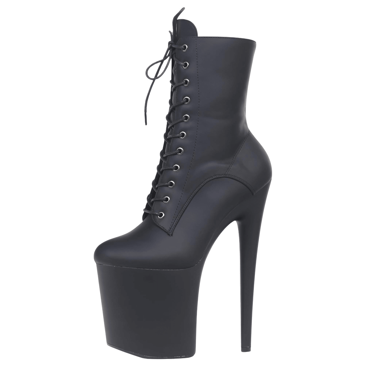 Women's Extreme High Heel Platform Boots Lace Up Sexy Black Pole Dancing Ankle Boots Side Zip 5-12 -, Boots , Drestiny , 10, 11, 12, 5, 6, 7, 8, 9, Ankle Boots, Australia, Beige, Black, Boots, FR, Heels, High Heels, New Zealand, Stilettos, United Kingdom, United States , Drestiny , www.shopdrestiny.com