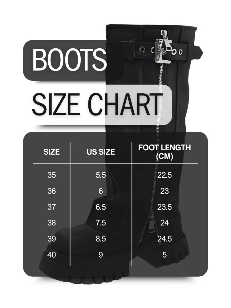 Women's Fashion Belt Buckle Knee High Boots Ladies Elegant Platform Long Pipe Booties Casual Women's Knee High Booties, Drestiny, women's buckle knee high boots, black buckle knee high boots women, heeled buckle knee high boots women, women's knee high boots with buckle uk, best buckle knee high boots women, trendy buckle knee high boots women, affordable buckle knee high boots women uk, Boots, Heels, Black, Brown, 5, 6, 6.5, 7.5, 8.5, 9, United States, Australia,New Zealand, United Kingdom,shopdrestiny.com