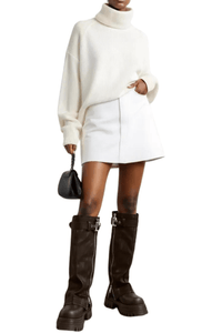 Thumbnail for Women's Fashion Belt Buckle Knee High Boots Ladies Elegant Platform Long Pipe Booties Casual Women's Knee High Booties, Drestiny, women's buckle knee high boots, black buckle knee high boots women, heeled buckle knee high boots women, women's knee high boots with buckle uk, best buckle knee high boots women, trendy buckle knee high boots women, affordable buckle knee high boots women uk, Boots, Heels, Black, Brown, 5, 6, 6.5, 7.5, 8.5, 9, United States, Australia,New Zealand, United Kingdom,shopdrestiny.com