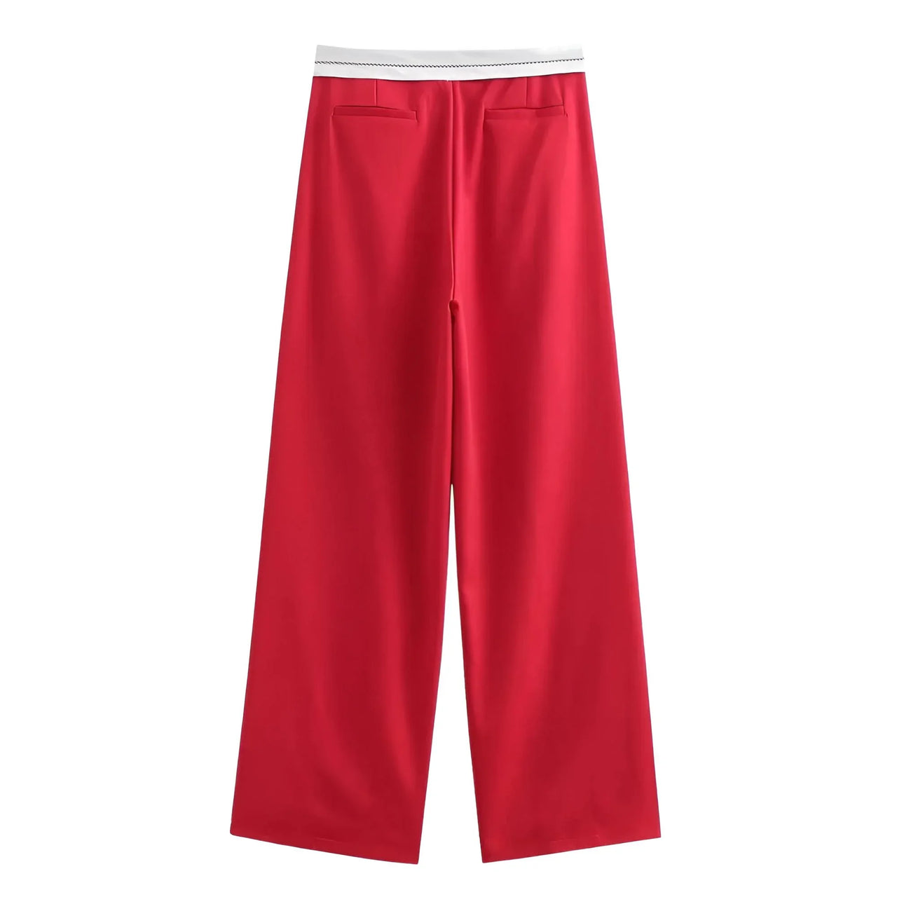 Women's Flip Waist Pants Casual High Waist Female Trousers, Drestiny, Casual Pants, Trousers, XS, S, M, L, United States, USA, Canada, Australia, New Zealand, United Kingdom, UK, Red, Reddish Brown, Brown, Green, Light Blue, Golden, Lavender, Black, Grey, Beige, Khaki, Foldover waist pants, flip waist pants, Y2K pants, shopdrestiny.com