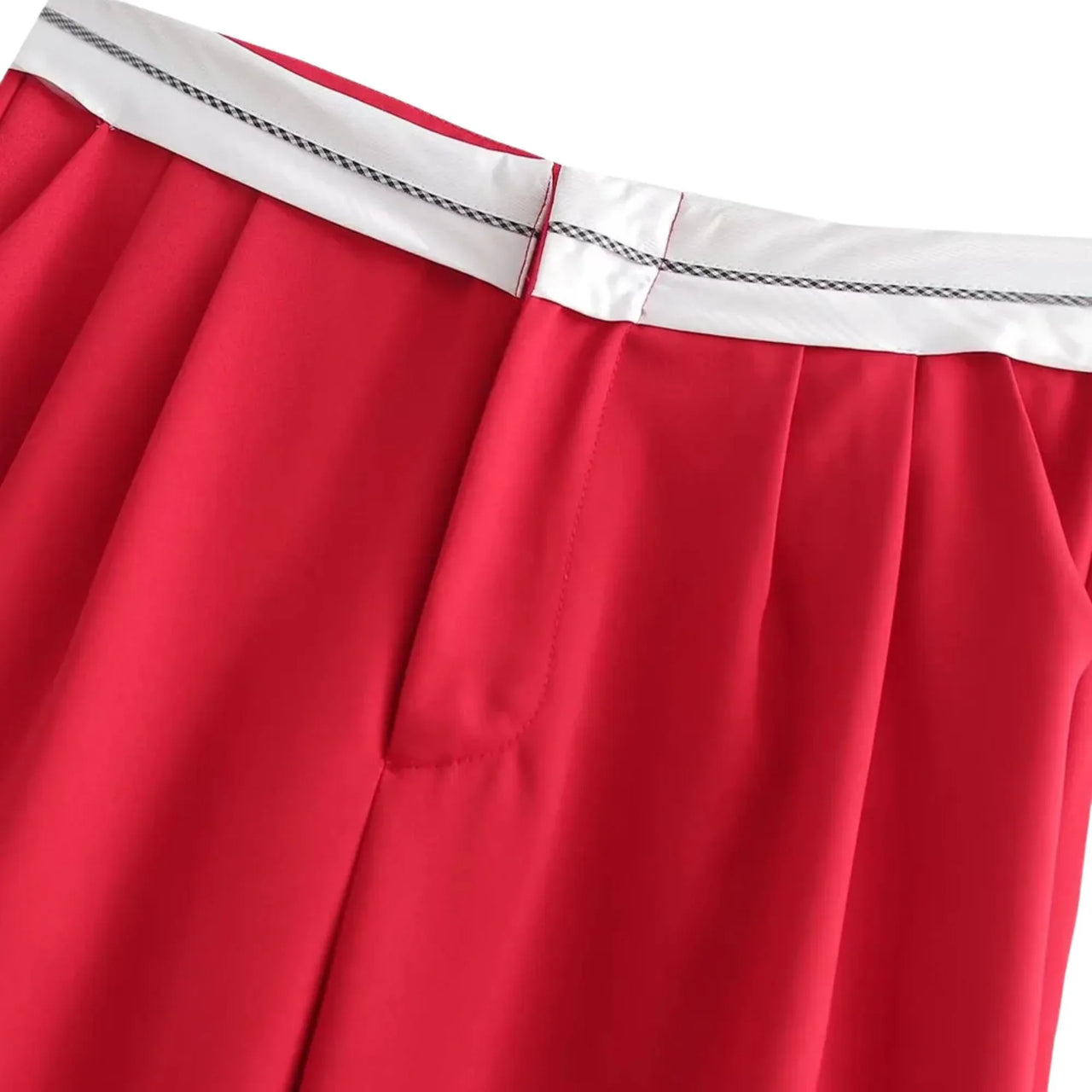 Women's Flip Waist Pants Casual High Waist Female Trousers, Drestiny, Casual Pants, Trousers, XS, S, M, L, United States, USA, Canada, Australia, New Zealand, United Kingdom, UK, Red, Reddish Brown, Brown, Green, Light Blue, Golden, Lavender, Black, Grey, Beige, Khaki, Foldover waist pants, flip waist pants, Y2K pants, shopdrestiny.com