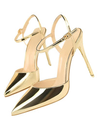 Thumbnail for Women's Patent Leather Pumps Stiletto Heel Sandals -, Shoes , Drestiny , 4, 4.5, 5, 6, 7, 8, 9, Australia, Black, Blue, FR, Heels, High Heels, Light Purple, Nude, Pumps, Red, Royal Blue, Sandals, Silver, Stilettos, United Kingdom, United States, White, Wine Red , Drestiny , www.shopdrestiny.com