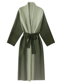 Thumbnail for Green jacket with a belt on a white background