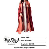 Thumbnail for Women's Gradient Pleated Jacket Bat Sleeve Scarf Collar Long Jacket Female Fashion Clothing -, Jackets , Drestiny , Australia, Black, Blue, Brown, Burgundy, Coffee, Dark Brown, Dark Green, Dark Grey, Dark Red, Gold, Green, Jackets, Light Blue, Light Brown, Light Purple, Long Sleeves, New Zealand, Orange, Pink, Purple, United Kingdom, United States, Violet Red, Yellow , Drestiny , www.shopdrestiny.com