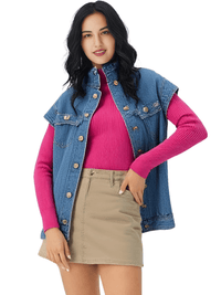 Thumbnail for Women's High-End Turtleneck With Gold Buttons - In 7 Colors! -, Turtleneck Sweater , Drestiny , Australia, Black, Blue, Canada, Casual Shirts, Dark Olive Green, Deep Pink, Dress Shirts, FR, L, M, New Zealand, Pink, Pullovers, Red, S, Turtlenecks, United Kingdom, United States, White, XL , Drestiny , www.shopdrestiny.com