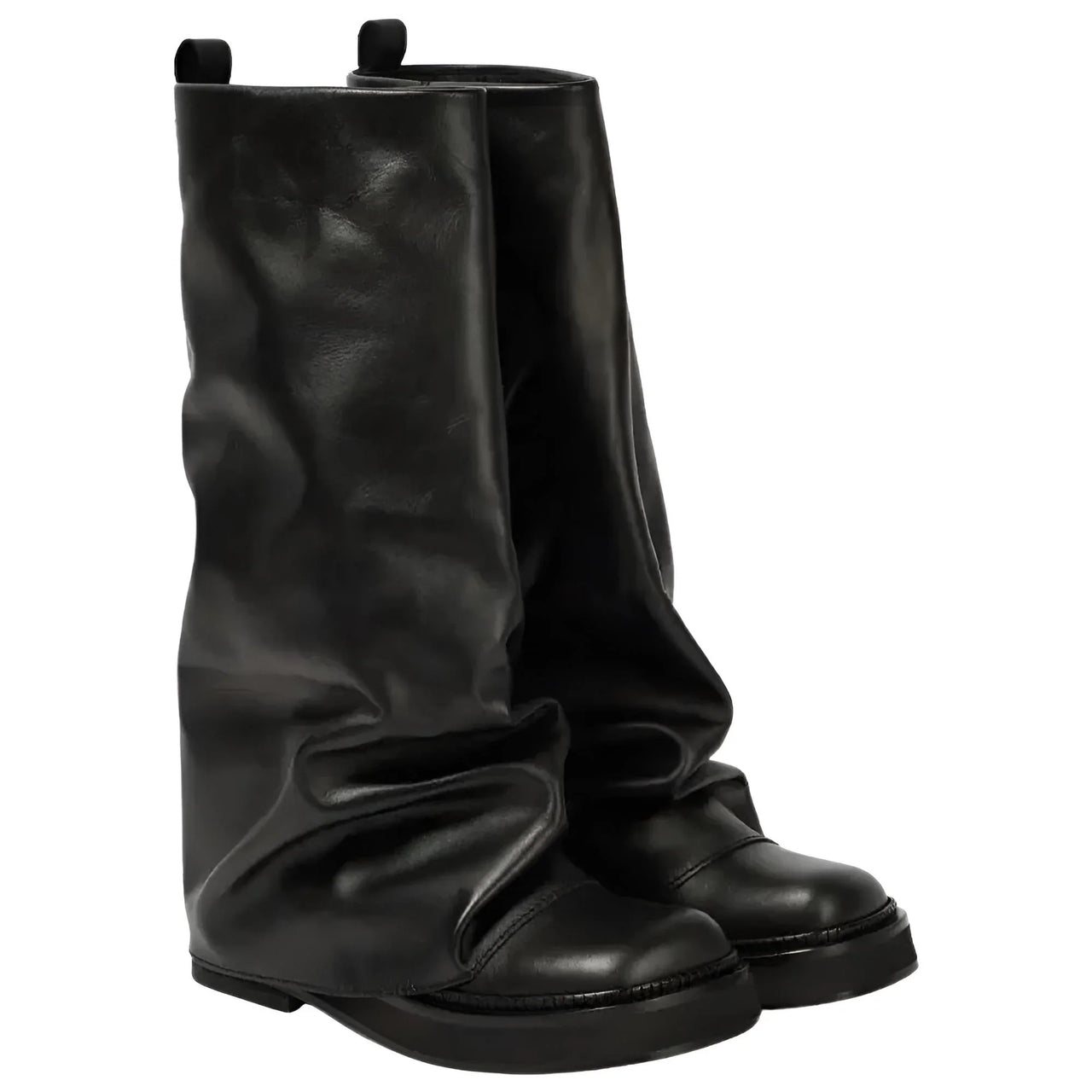 Women's High-Fashion Slouch Boots Real Leather Chunky Sole Boots For Women, Drestiny, Knee Highs, Ankle Boots, Dark Brown, Brown, Black, Off White, 5, 6, 7, 8, 9, 10, 11, 12, United States, USA, Canada, Australia, New Zealand, United Kingdom, UK, Slouch boots women's, knee high slouch boots, Suede slouch boots, Women's slouch boots, black slouch boots, Slouchy knee high boots, shopdrestiny.com