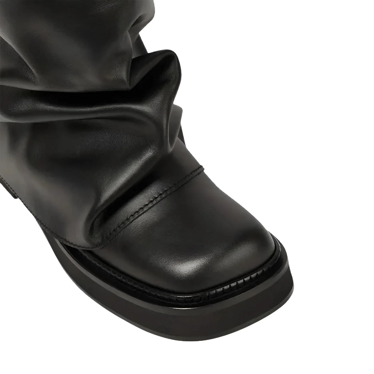 Women's High-Fashion Slouch Boots Real Leather Chunky Sole Boots For Women, Drestiny, Knee Highs, Ankle Boots, Dark Brown, Brown, Black, Off White, 5, 6, 7, 8, 9, 10, 11, 12, United States, USA, Canada, Australia, New Zealand, United Kingdom, UK, Slouch boots women's, knee high slouch boots, Suede slouch boots, Women's slouch boots, black slouch boots, Slouchy knee high boots, shopdrestiny.com