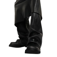 Thumbnail for Women's High-Fashion Slouch Boots Real Leather Chunky Sole Boots For Women, Drestiny, Knee Highs, Ankle Boots, Dark Brown, Brown, Black, Off White, 5, 6, 7, 8, 9, 10, 11, 12, United States, USA, Canada, Australia, New Zealand, United Kingdom, UK, Slouch boots women's, knee high slouch boots, Suede slouch boots, Women's slouch boots, black slouch boots, Slouchy knee high boots, shopdrestiny.com