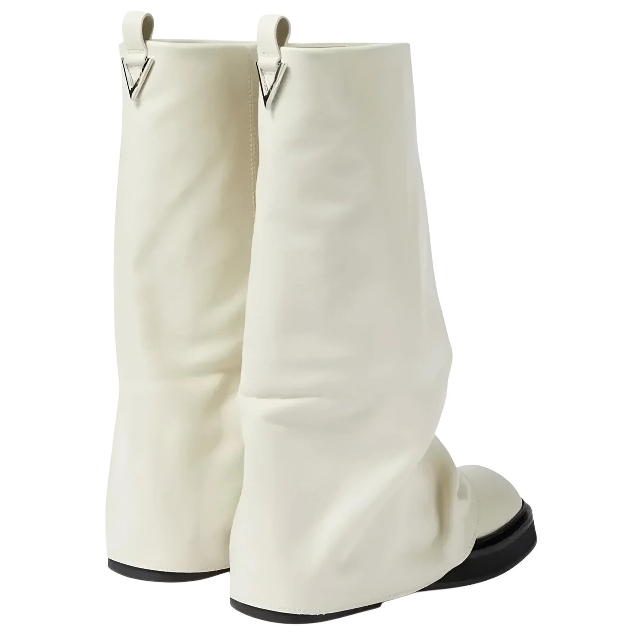 Women's High-Fashion Slouch Boots Real Leather Chunky Sole Boots For Women, Drestiny, Knee Highs, Ankle Boots, Dark Brown, Brown, Black, Off White, 5, 6, 7, 8, 9, 10, 11, 12, United States, USA, Canada, Australia, New Zealand, United Kingdom, UK, Slouch boots women's, knee high slouch boots, Suede slouch boots, Women's slouch boots, white slouch boots, Slouchy knee high boots, shopdrestiny.com