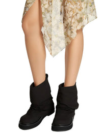 Thumbnail for Women's High-Fashion Slouch Boots Real Leather Chunky Sole Boots For Women, Drestiny, Knee Highs, Ankle Boots, Dark Brown, Brown, Black, Off White, 5, 6, 7, 8, 9, 10, 11, 12, United States, USA, Canada, Australia, New Zealand, United Kingdom, UK, Slouch boots women's, knee high slouch boots, Suede slouch boots, Women's slouch boots, black suede slouch ankle boots, Slouchy knee high boots, shopdrestiny.com