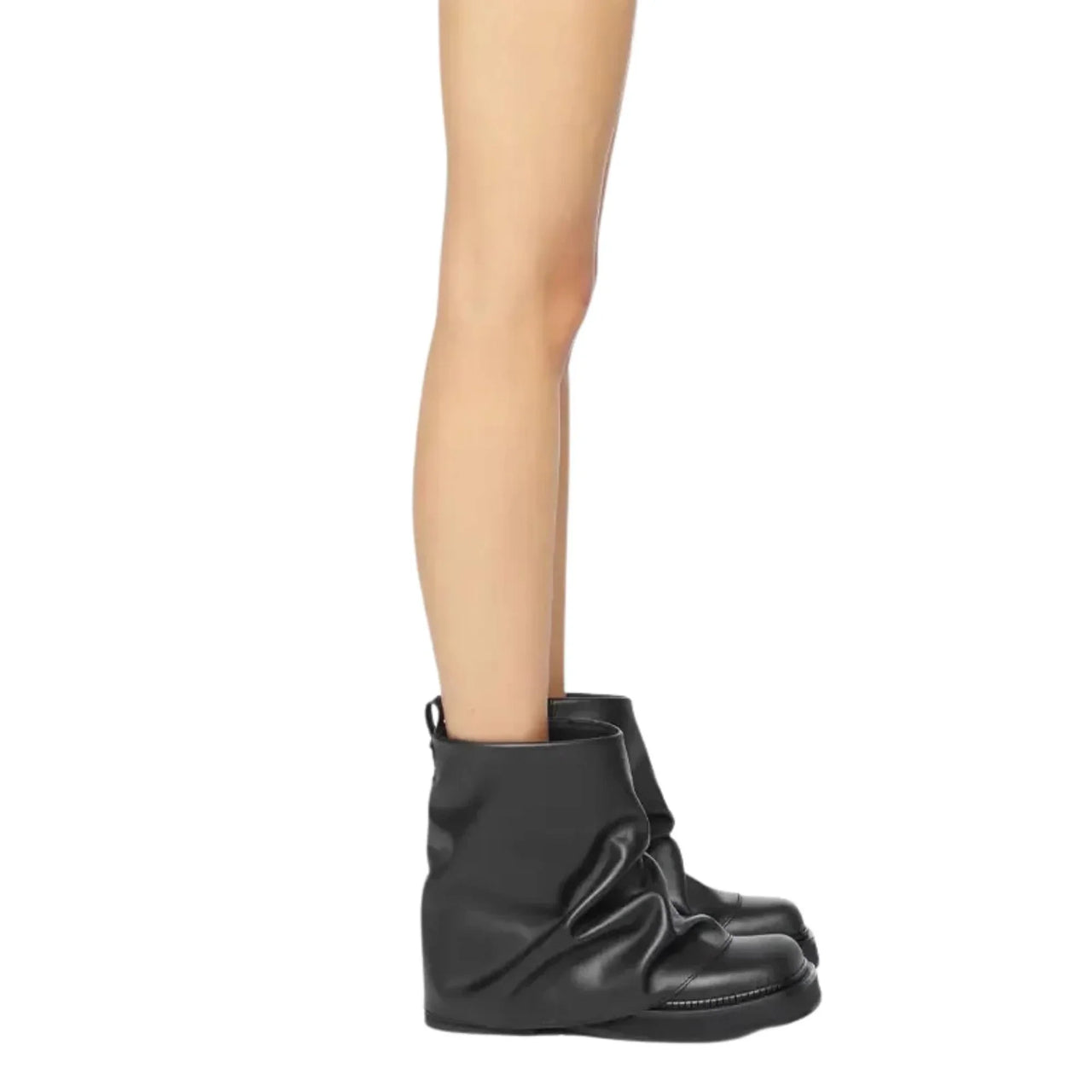 Women's High-Fashion Slouch Boots Real Leather Chunky Sole Boots For Women, Drestiny, Knee Highs, Ankle Boots, Dark Brown, Brown, Black, Off White, 5, 6, 7, 8, 9, 10, 11, 12, United States, USA, Canada, Australia, New Zealand, United Kingdom, UK, Slouch boots women's, knee high slouch boots, Suede slouch boots, Women's slouch boots, black leather ankle slouch boots, Slouchy knee high boots, shopdrestiny.com