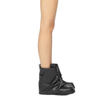 Thumbnail for Women's High-Fashion Slouch Boots Real Leather Chunky Sole Boots For Women, Drestiny, Knee Highs, Ankle Boots, Dark Brown, Brown, Black, Off White, 5, 6, 7, 8, 9, 10, 11, 12, United States, USA, Canada, Australia, New Zealand, United Kingdom, UK, Slouch boots women's, knee high slouch boots, Suede slouch boots, Women's slouch boots, black leather ankle slouch boots, Slouchy knee high boots, shopdrestiny.com