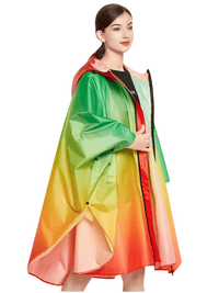 Thumbnail for Women's Hooded Raincoat Waterproof Poncho -, Coats & Jackets , Drestiny , Australia, Beige, Black, Blue, Dark Blue, FR, Green, Light Brown, Navy, New Zealand, Off White, Pale Green, Pink, Ponchos, Raincoats, Deep Pink, Tan, United Kingdom, United States, White, Yellow , Drestiny , www.shopdrestiny.com
