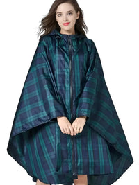 Thumbnail for Women's Hooded Raincoat Waterproof Poncho