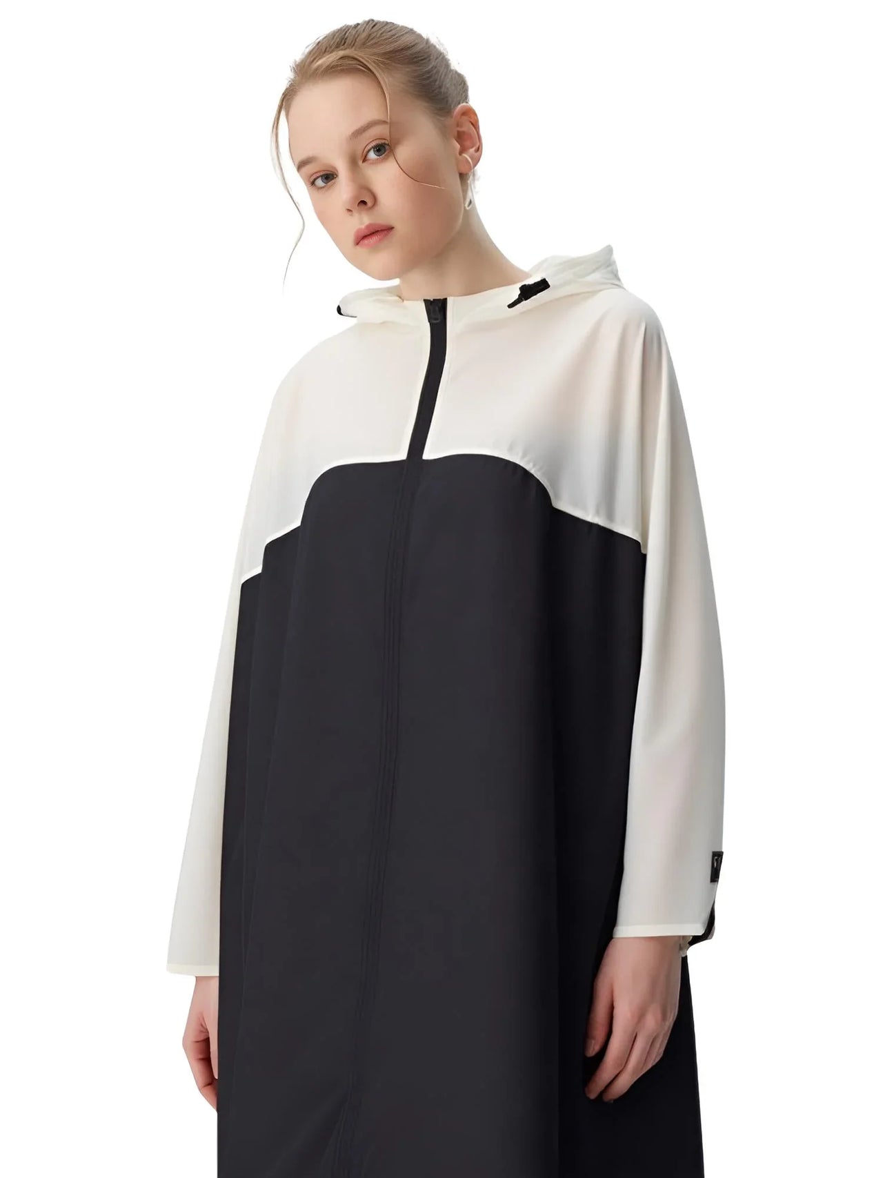 Women's Hooded Raincoat Waterproof Poncho